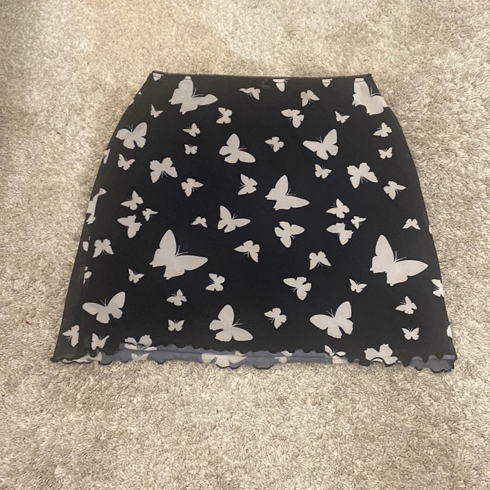 wild fable power mesh mini skirt size small